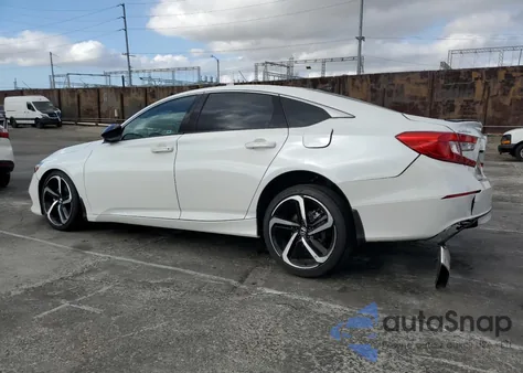 2022 Honda Accord Sport из США, поврежденный, VIN 1HGCV1F39NA103619